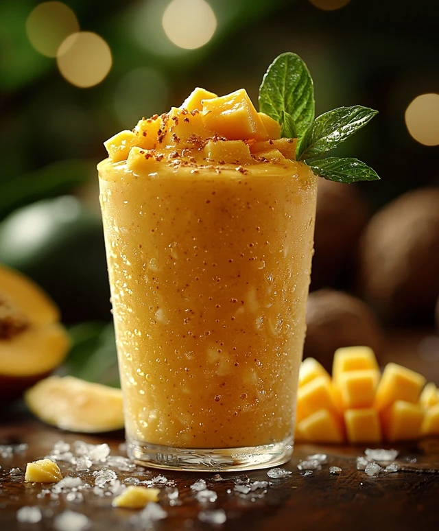 Mango Piña Colada Smoothie
