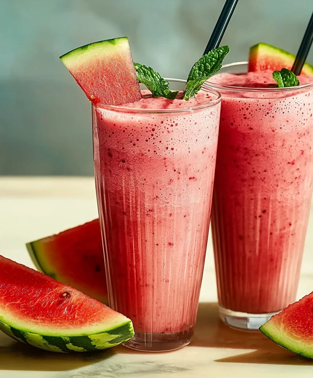 Creamy Watermelon Smoothie