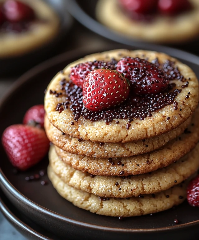 Strawberry Kiss Cookies