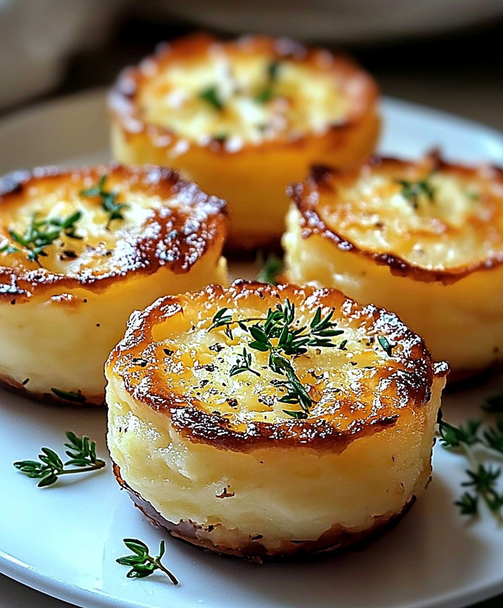 Cheesy Mashed Potato Puffs
