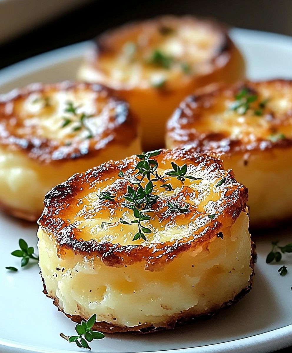 Cheesy Mashed Potato Puffs