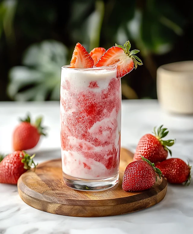 Korean Strawberry Milk
