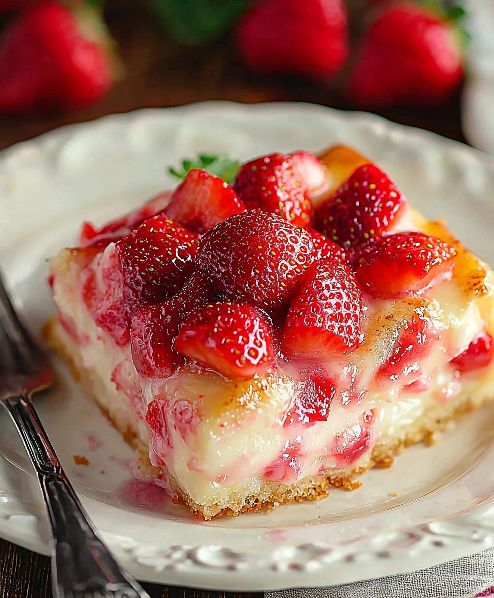 Strawberry Rhubarb Custard