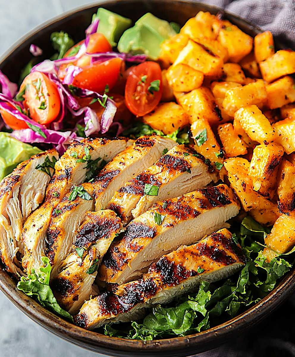 Hawaiian Chicken Salad Bowl