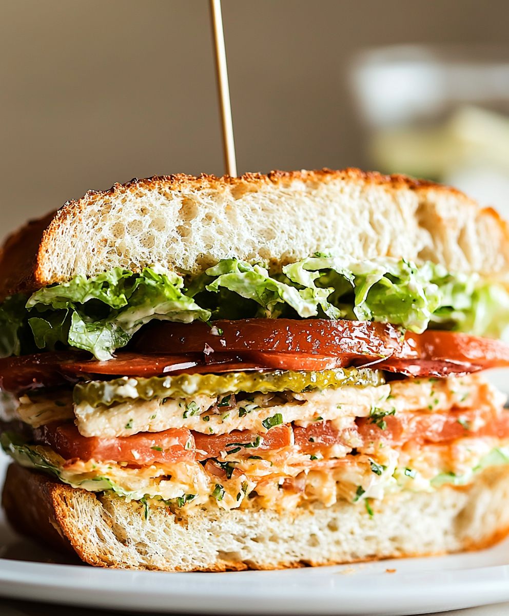 Italian Grinder Salad Sandwich