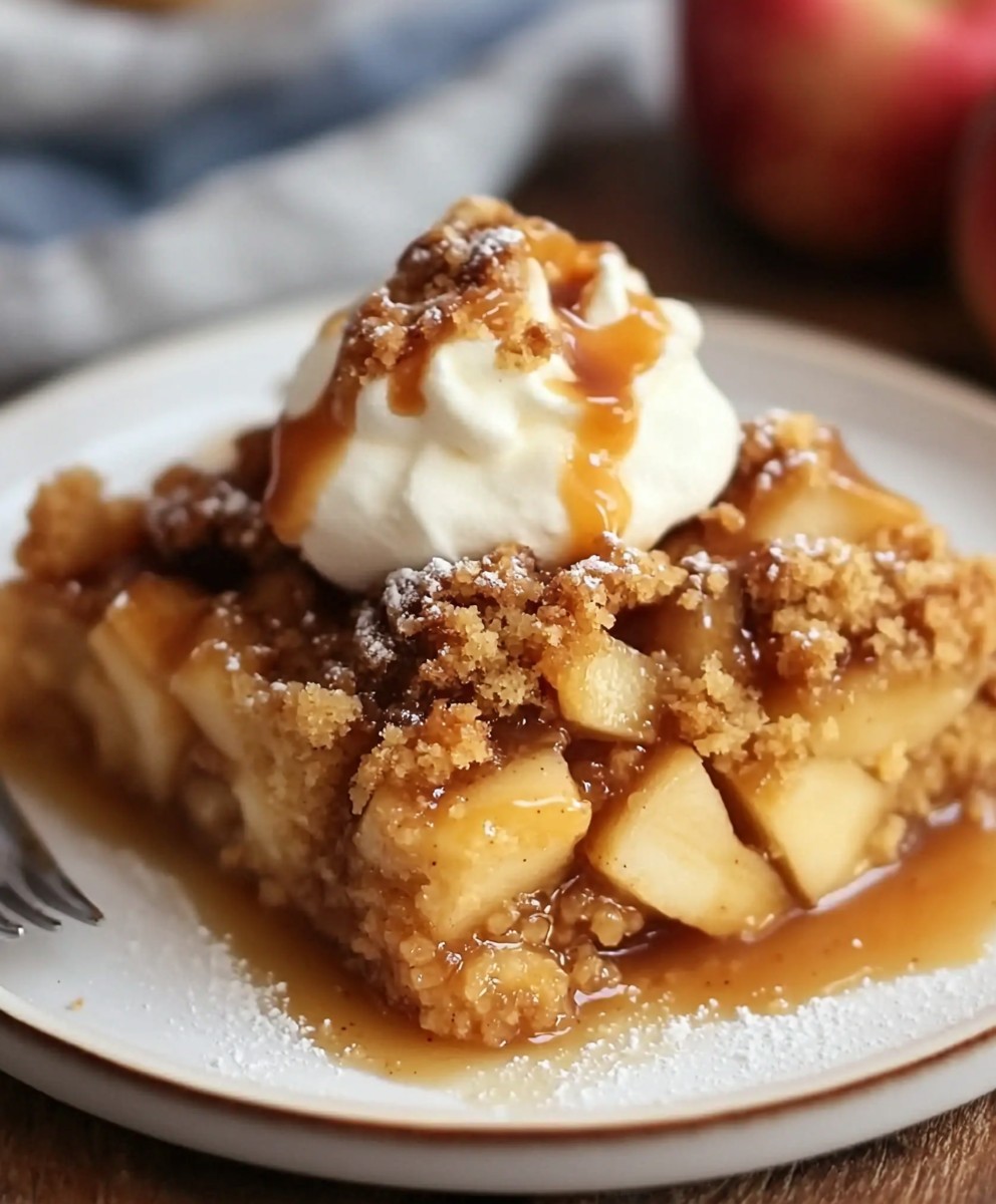 Caramel Apple Dump Cake
