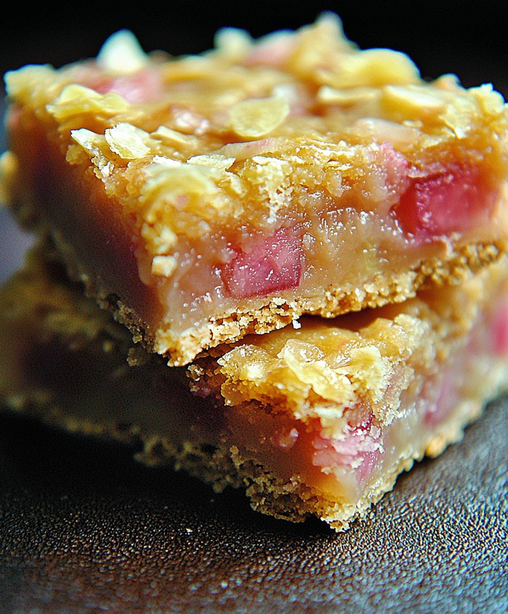 Lemon Rhubarb Bars