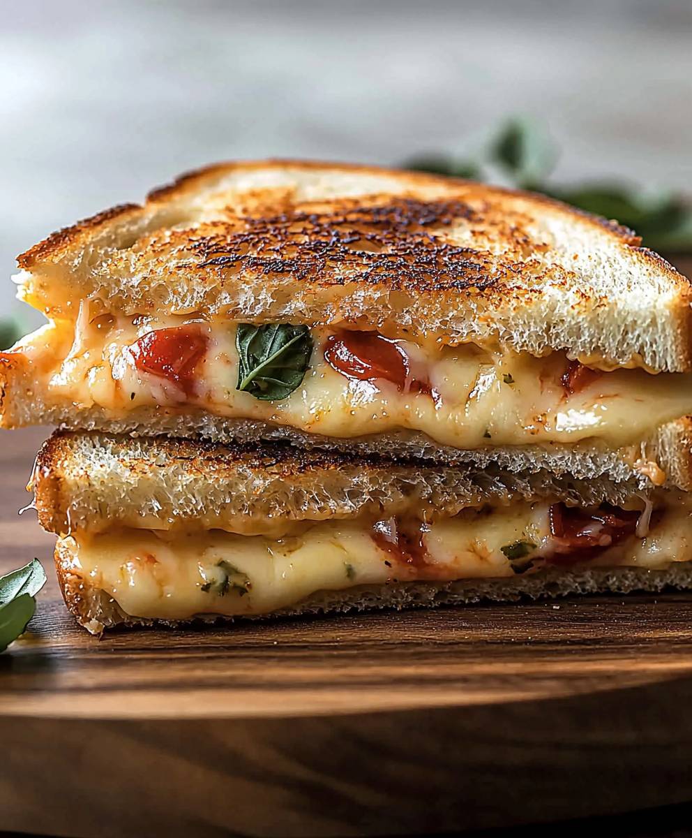 Pizza grilled cheese