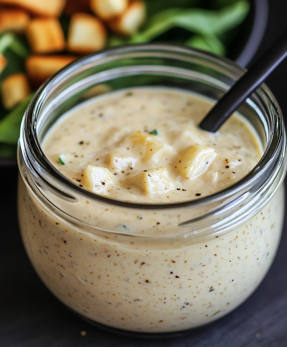 Creamy Caesar Salad Dressing
