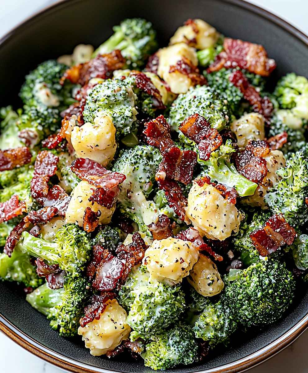 Broccoli bacon salad