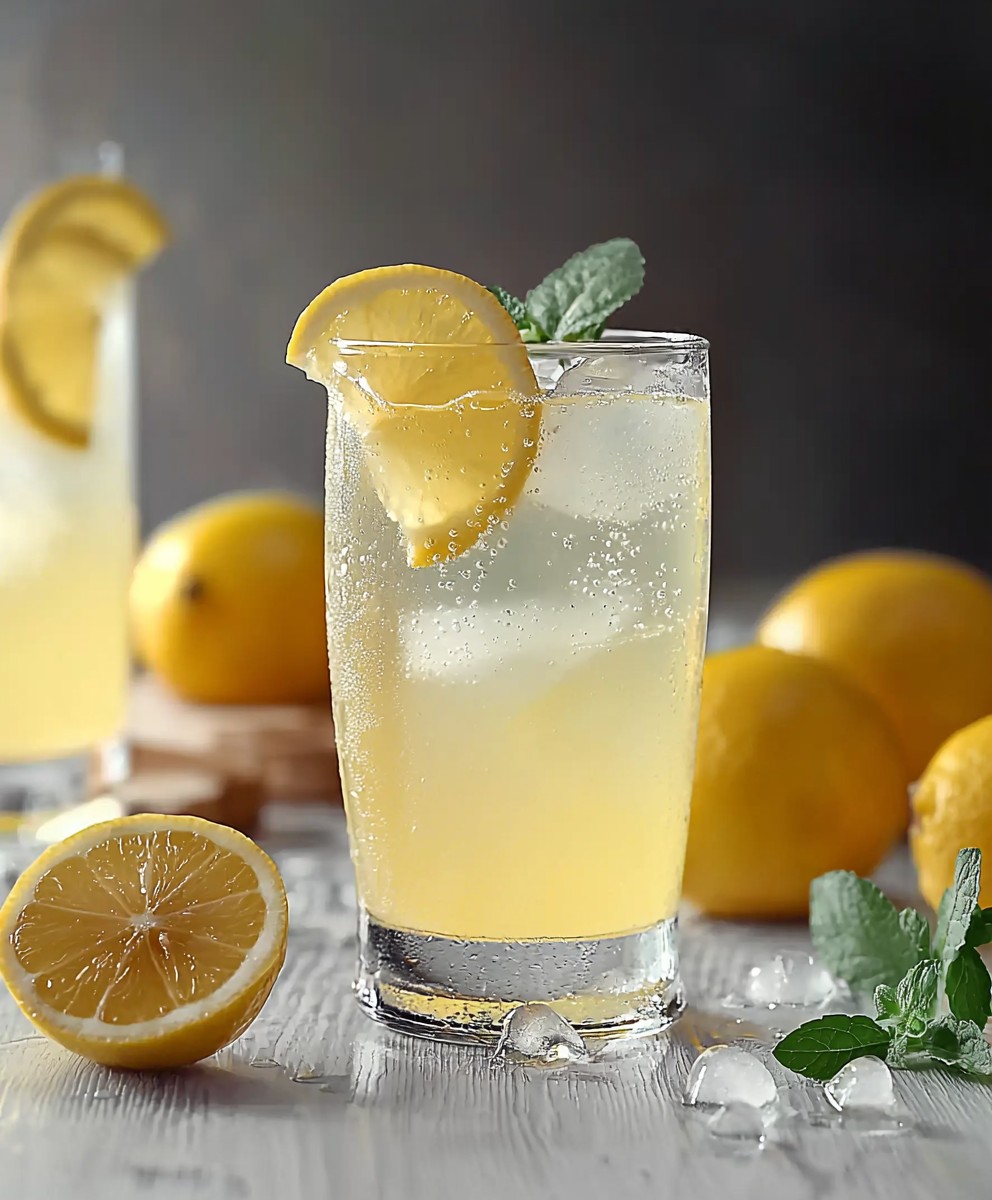 Sparkling lemonade