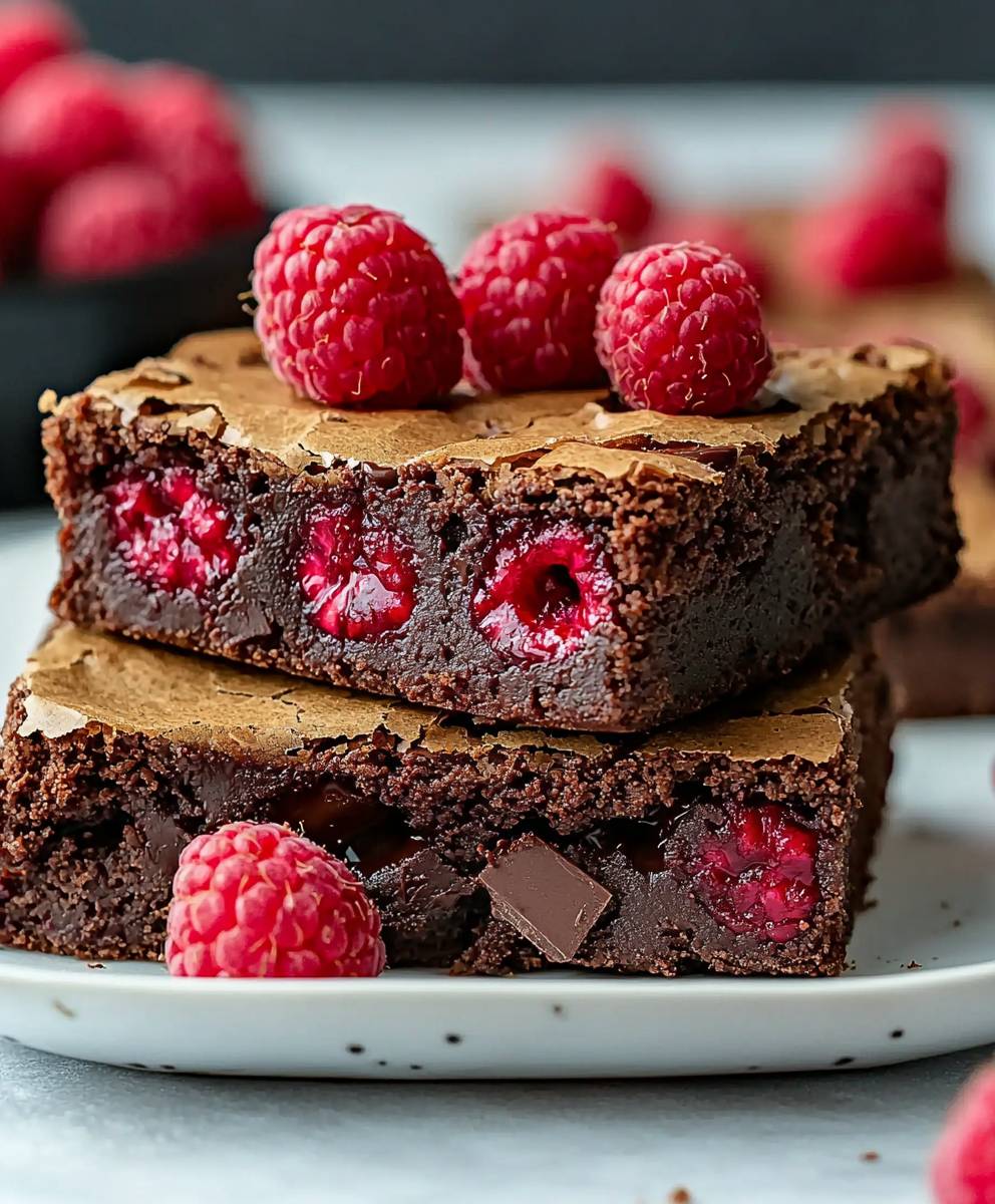 Chocolate Raspberry Brownies