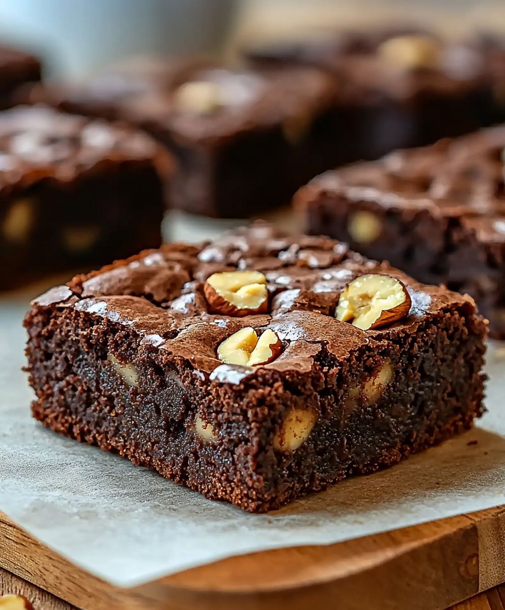 Hazelnut brownies