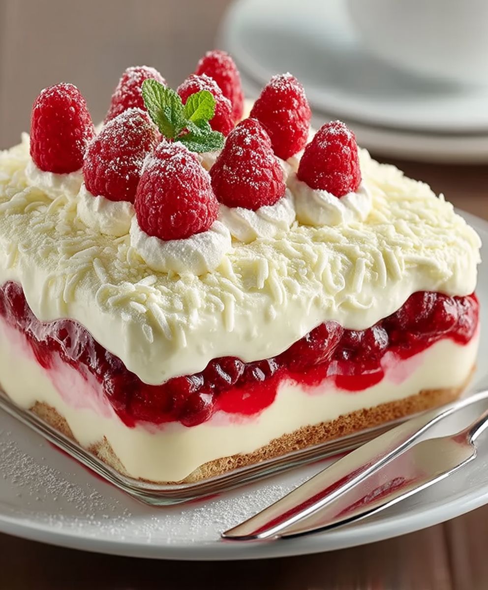 White Chocolate Raspberry Tiramisu