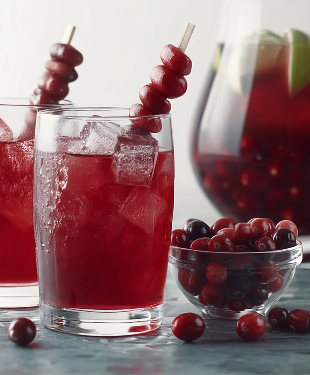 Cranberry holiday punch