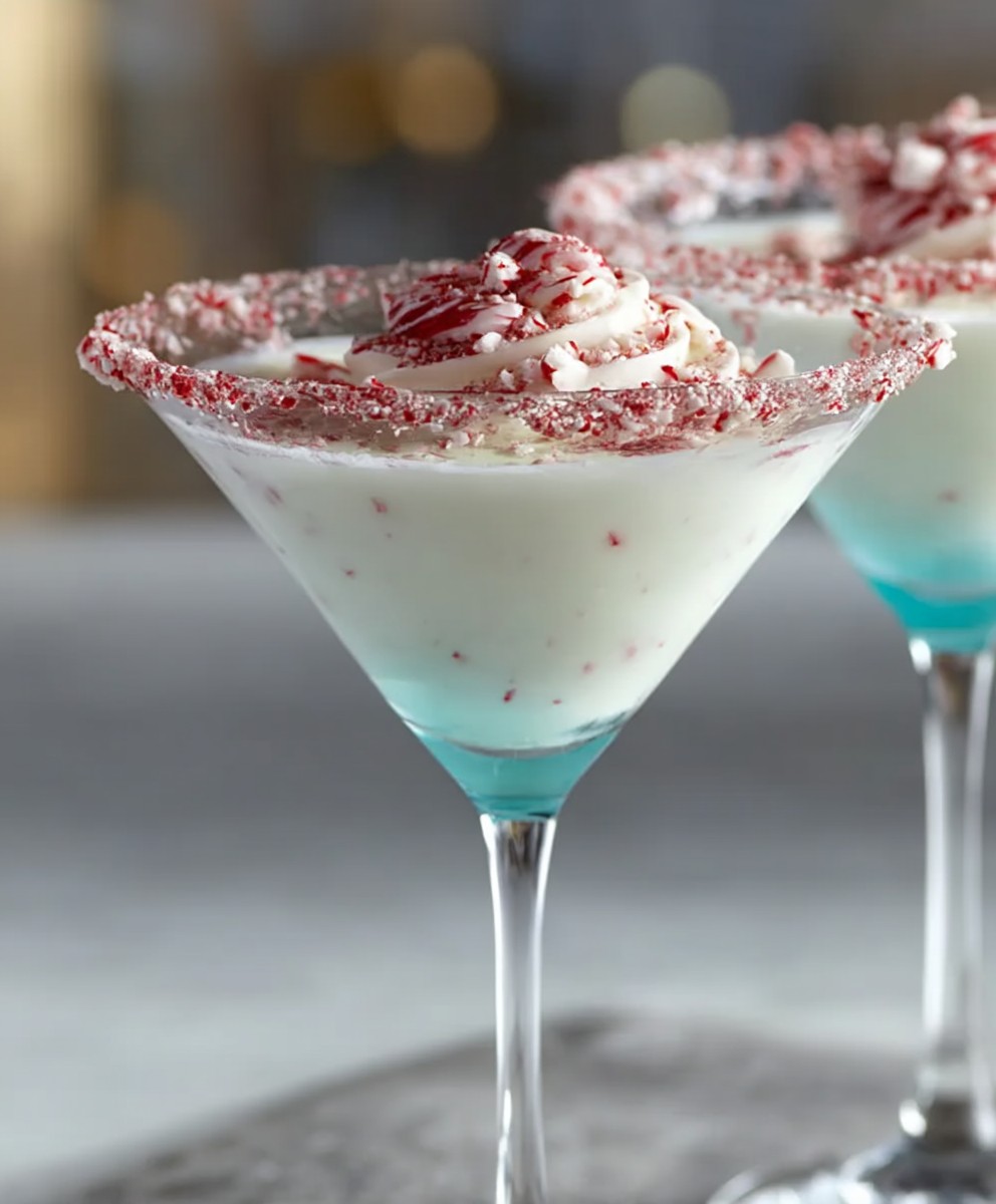 Peppermint White Chocolate Martini