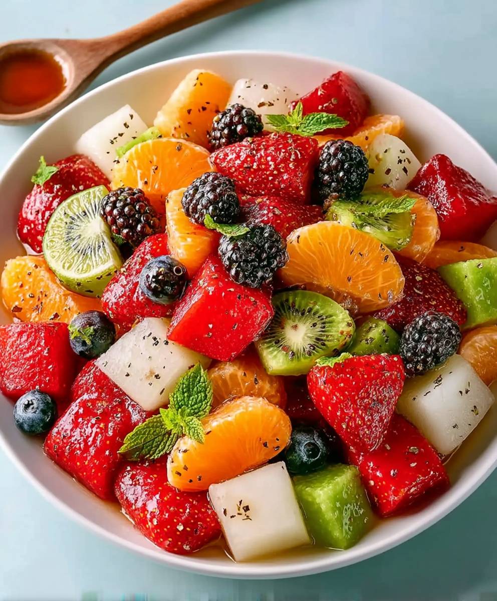 Fruit Salad Honey Lime