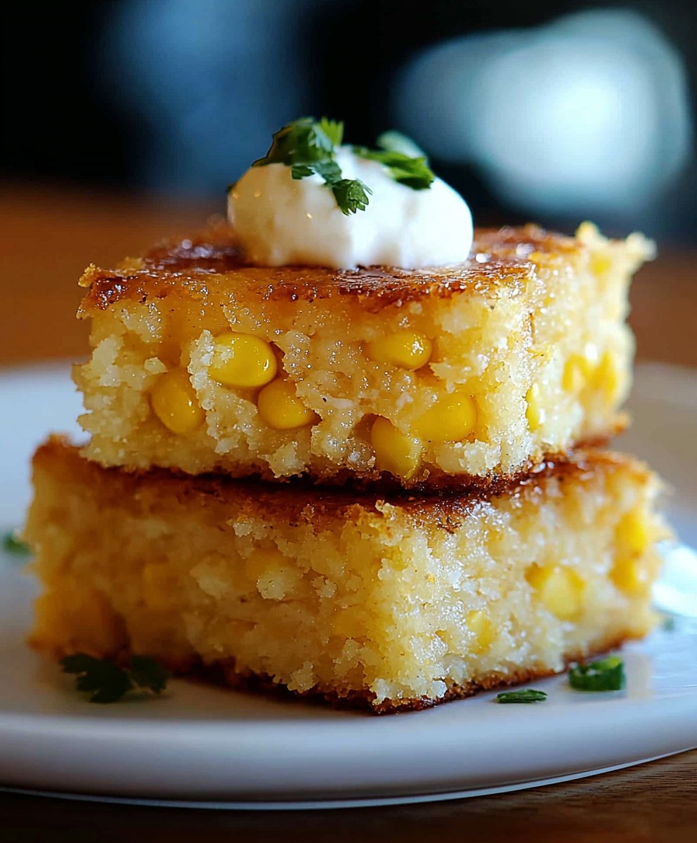 Mexican sweet corn cake