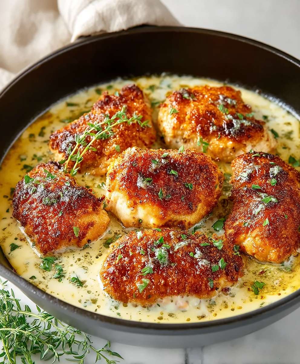 Parmesan chicken garlic sauce