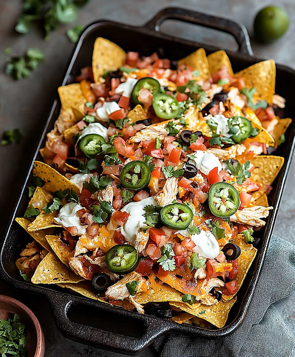 Chicken nachos