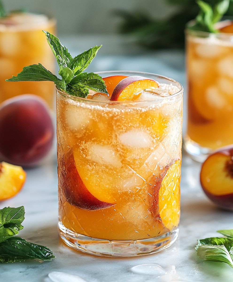 Ginger Peach Drink