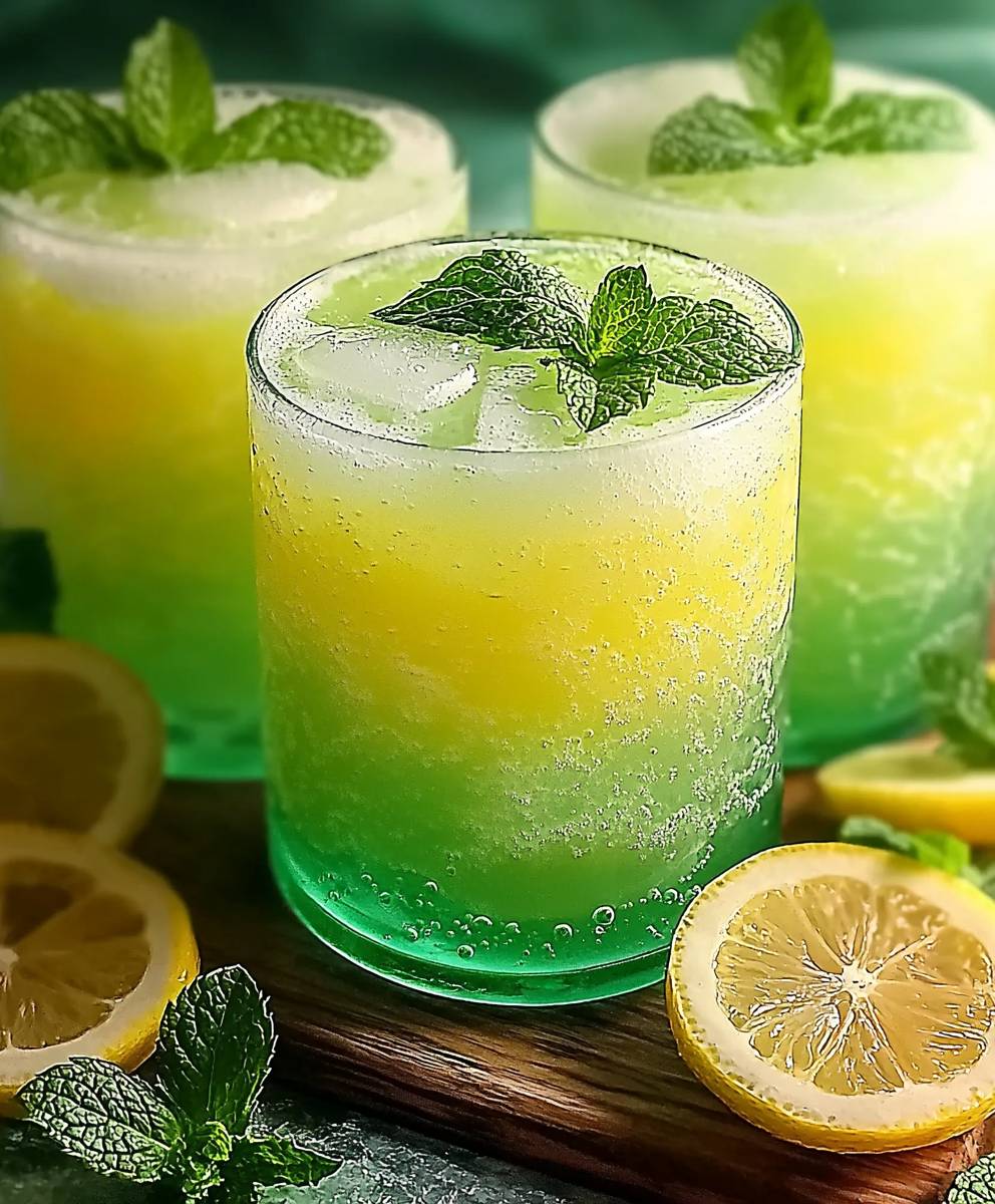 Mint Lemonade Fizz