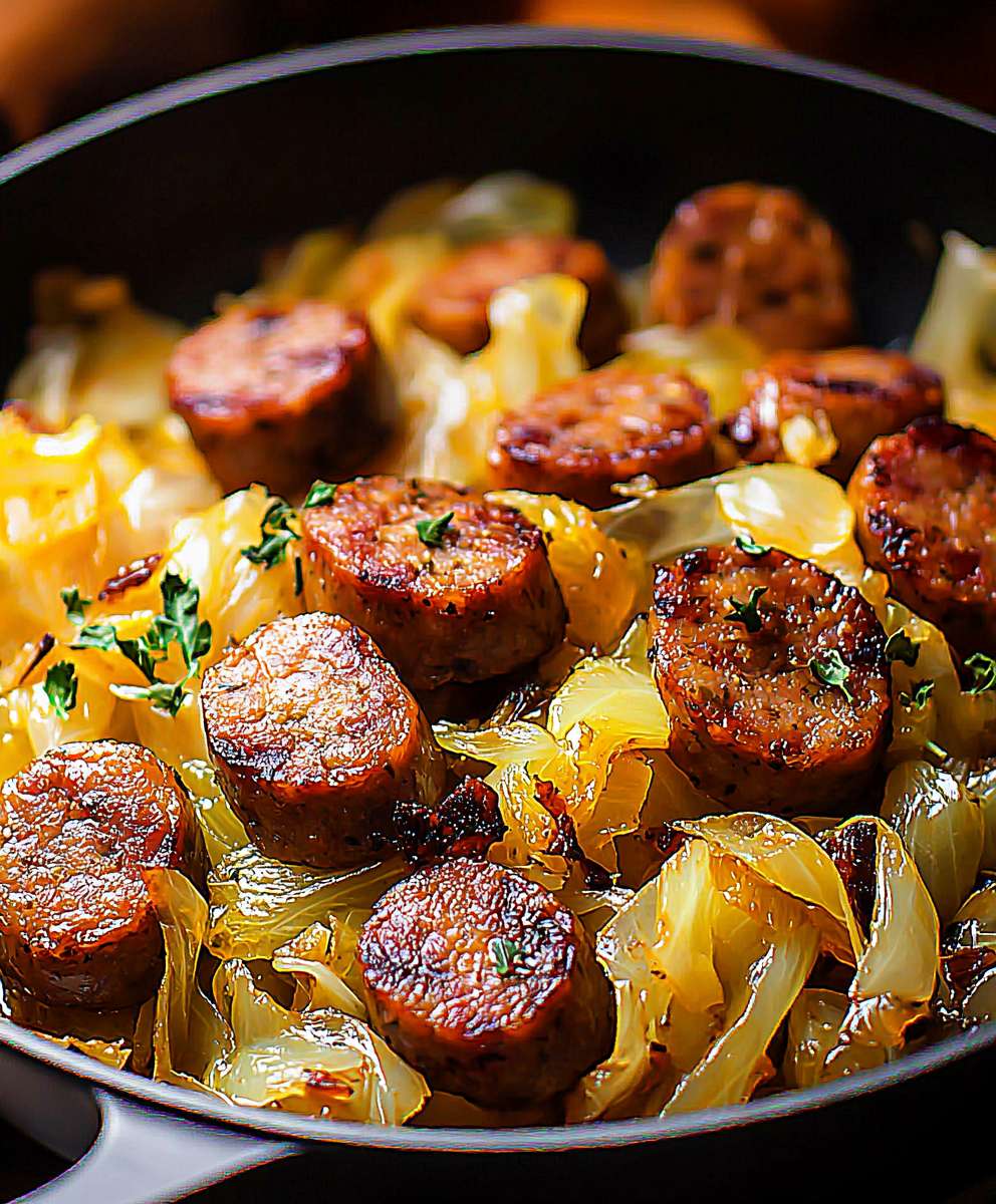 Sausage cabbage skillet