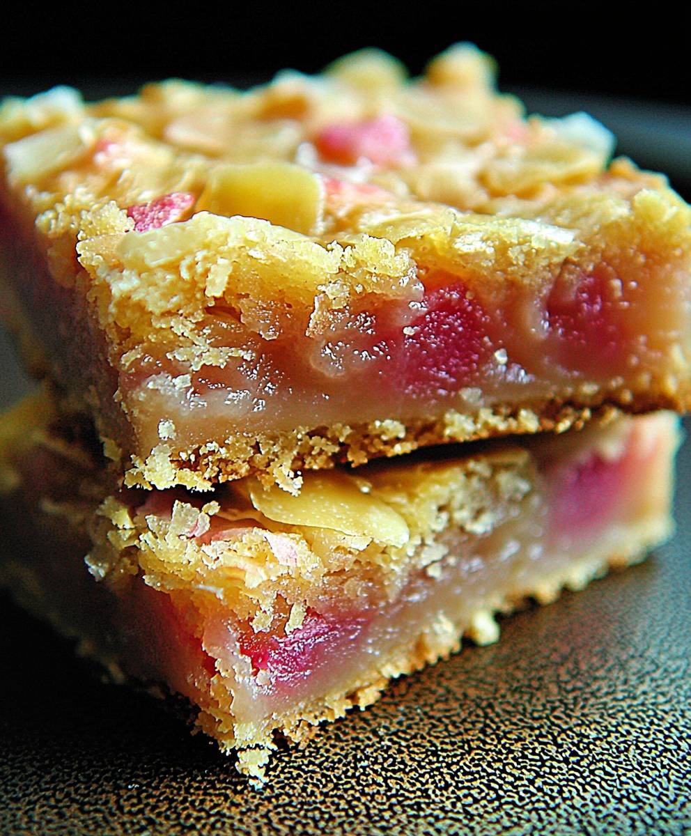 Lemon Rhubarb Bars