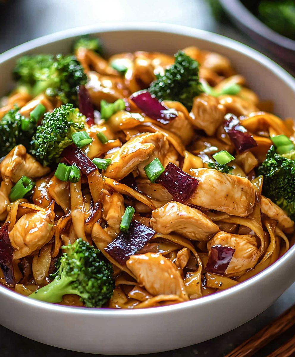 Blackstone chicken stir fry