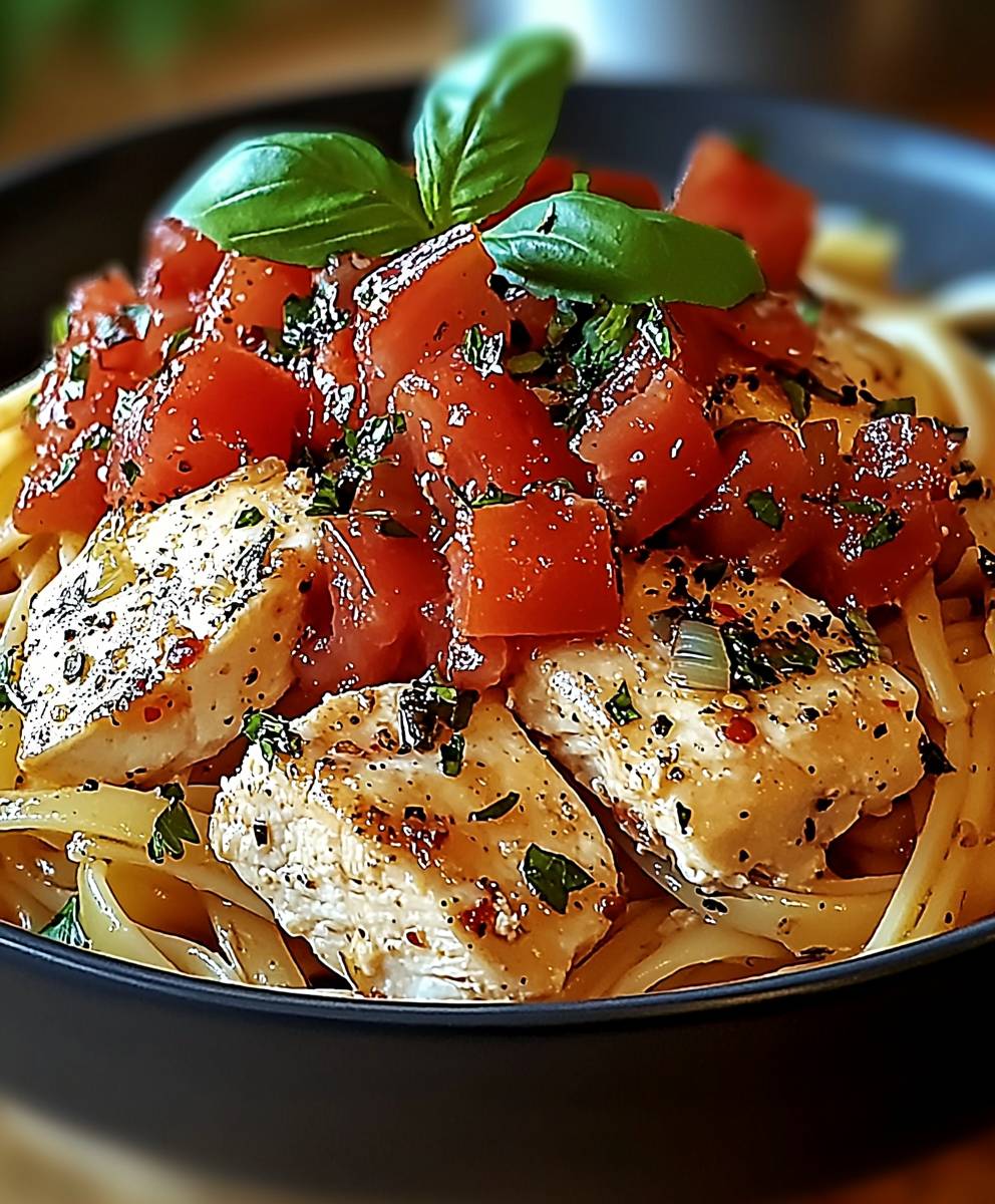 Bruschetta Chicken Pasta