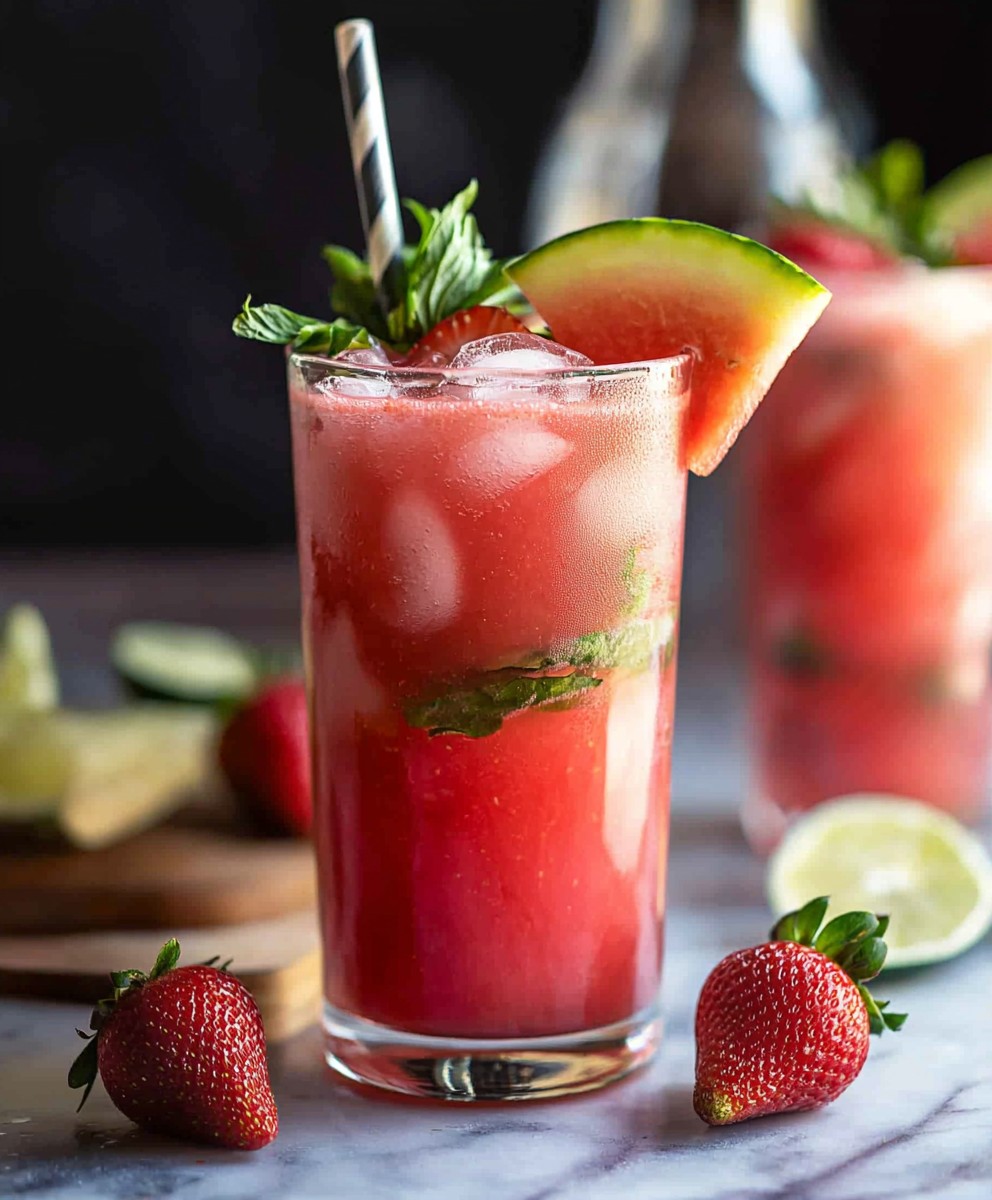 Sugar free watermelon agua fresca