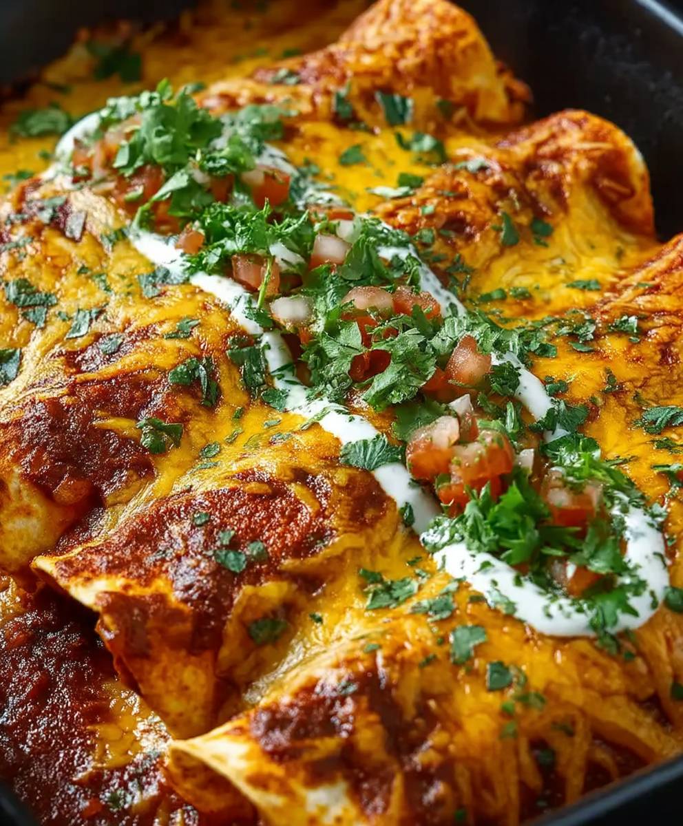Butter Chicken Enchiladas