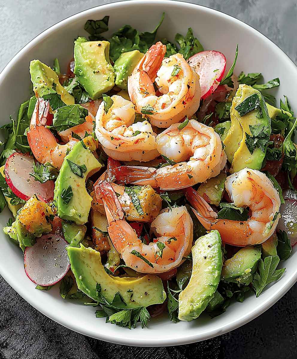 Shrimp avocado salad