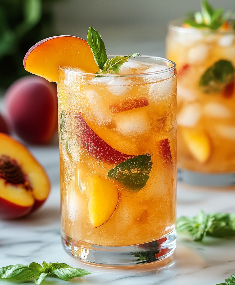 Ginger Peach Drink
