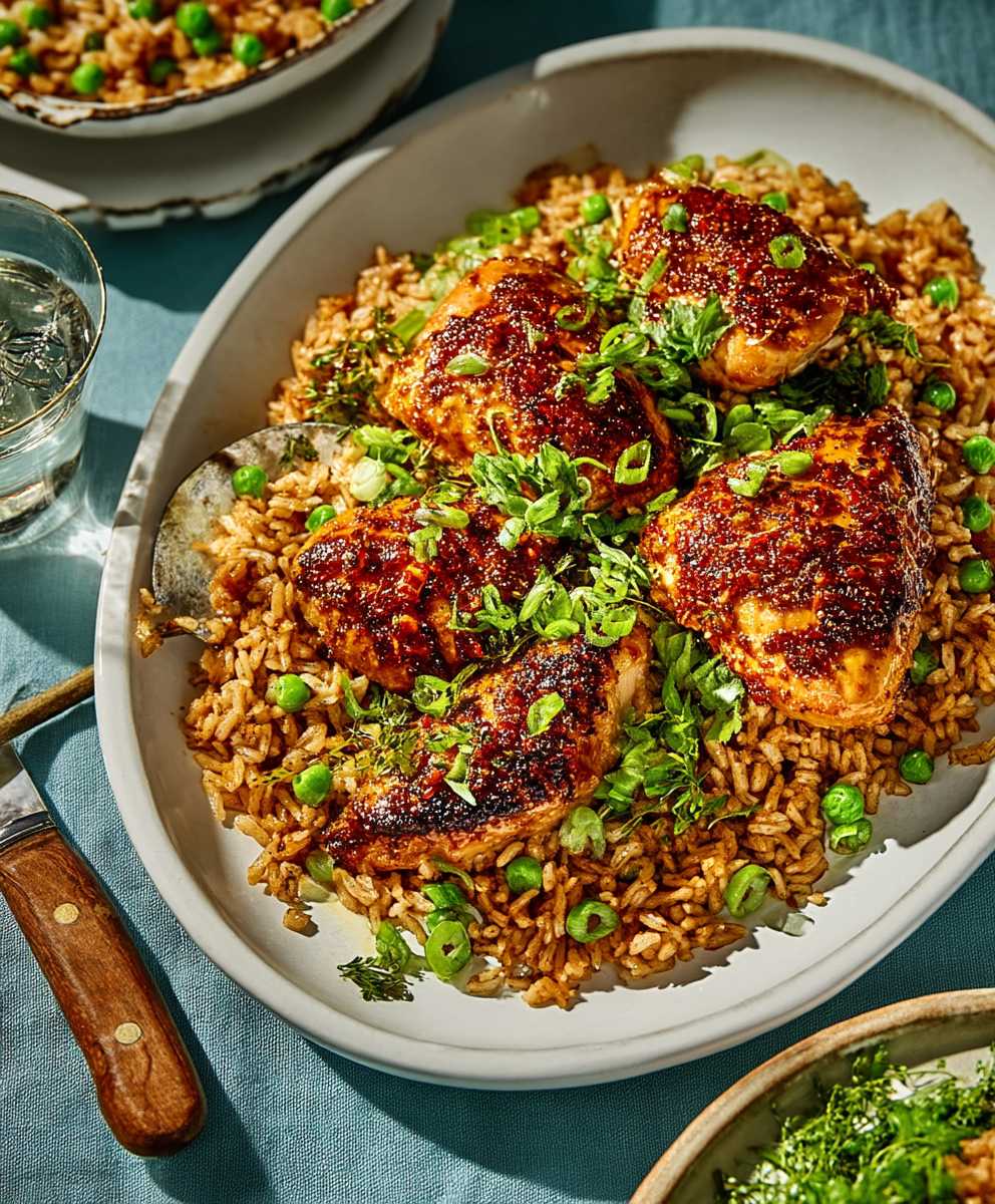 Spicy honey glazed chicken
