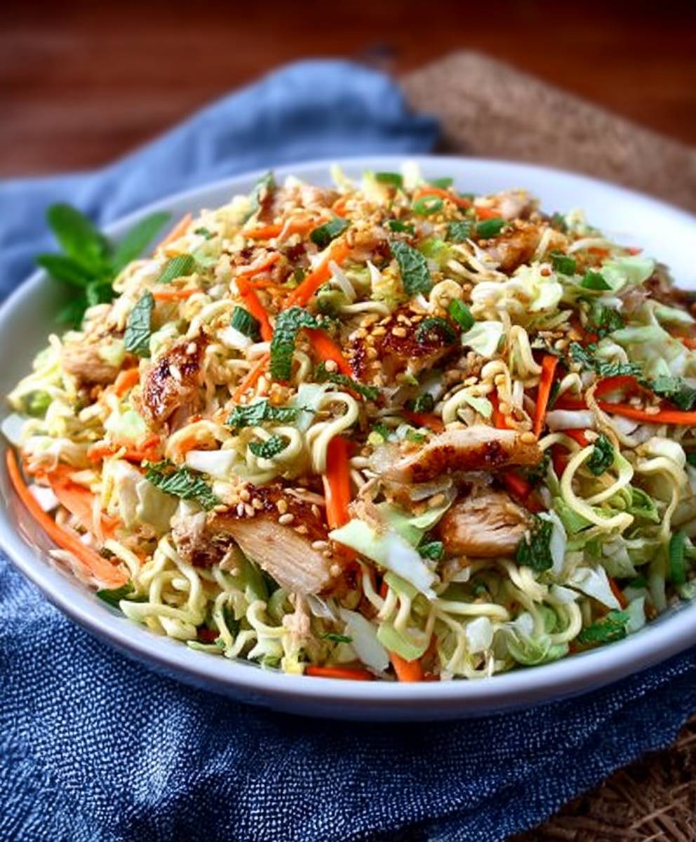 Chicken ramen salad