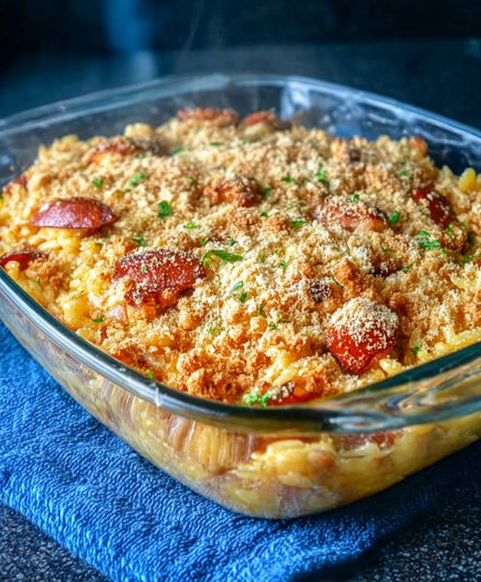 Smoky Orzo Casserole