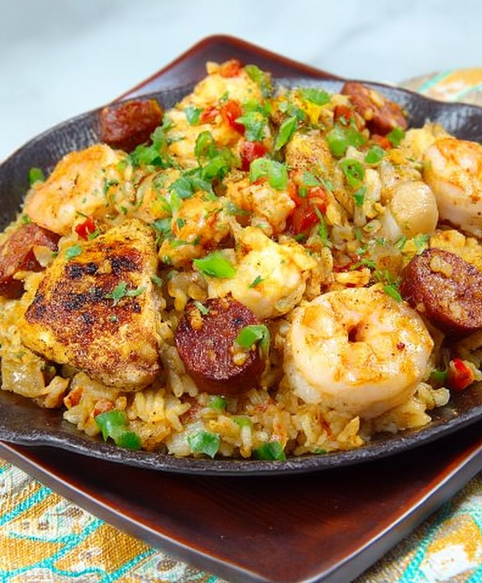 Chicken Sausage Shrimp Perloo