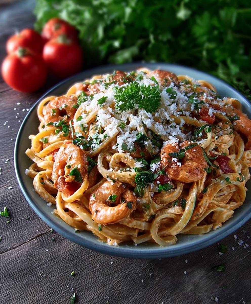Tomato cream pasta