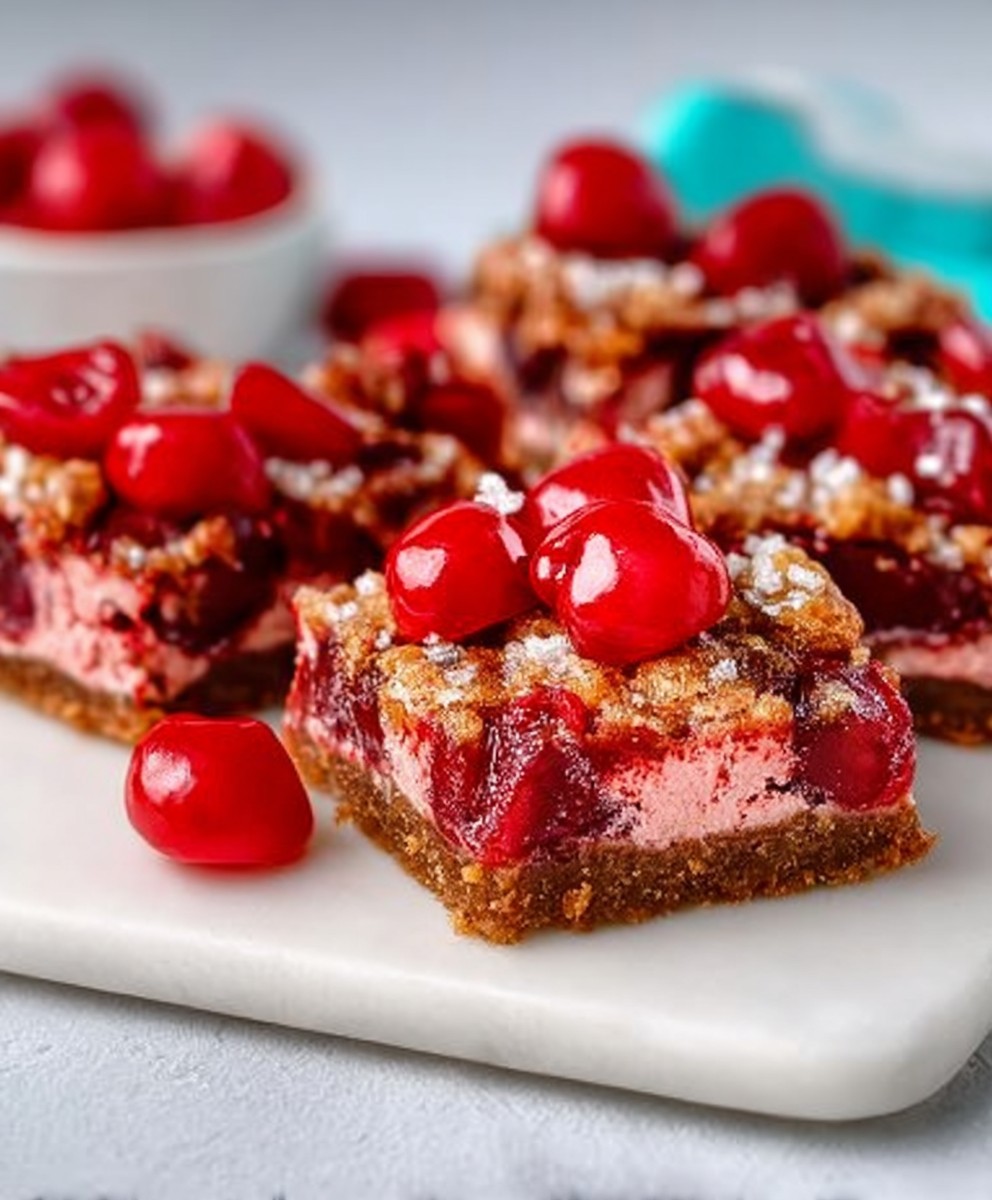 Maraschino cherry bars
