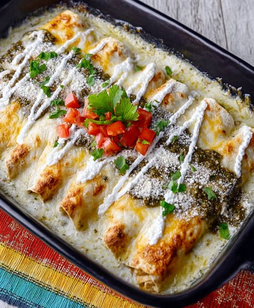Chicken turkey enchiladas