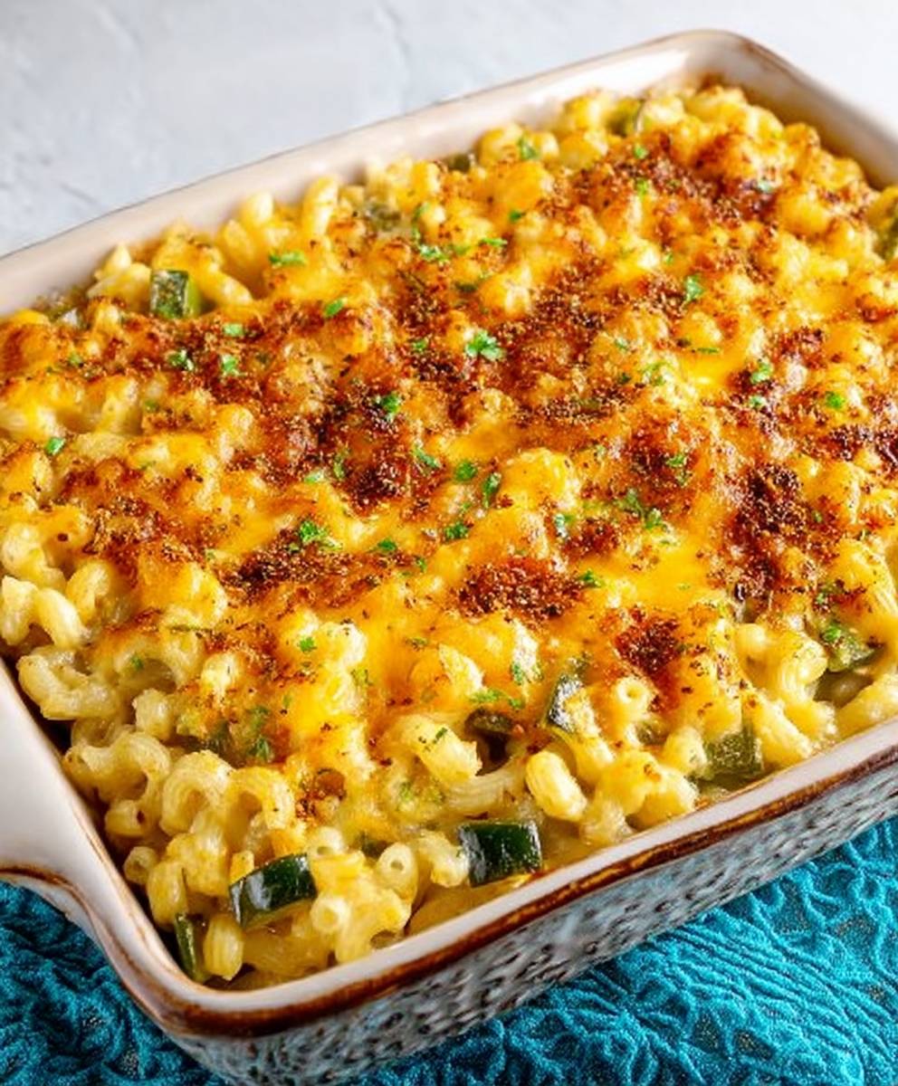 Veggies mac and cheese