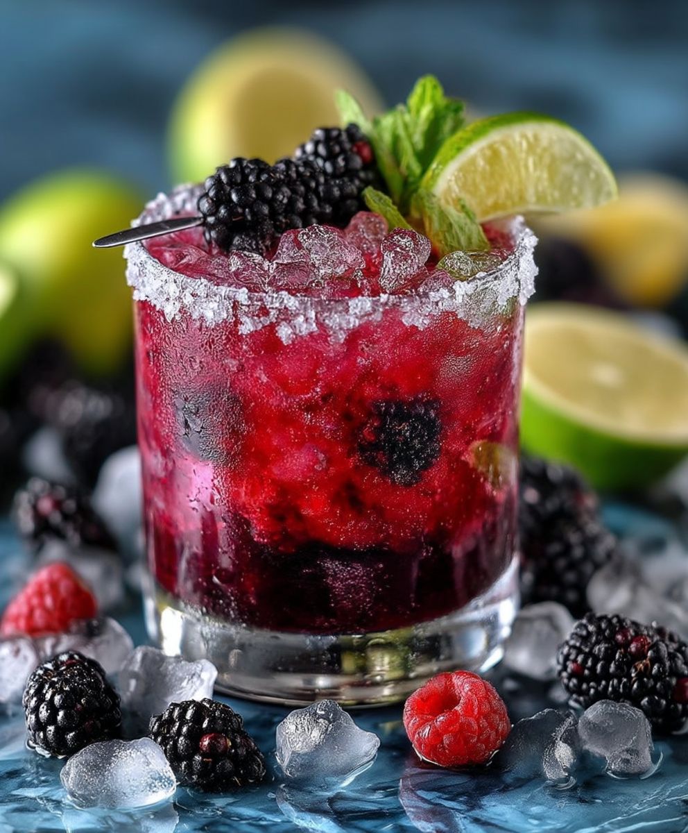 Blackberry Margarita Cocktail