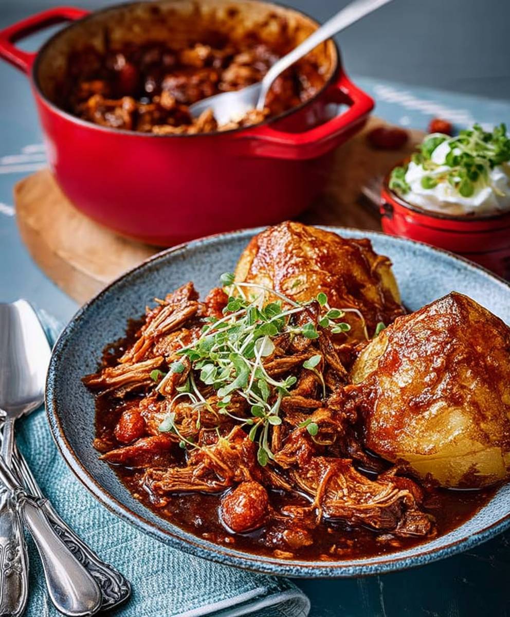 Pulled pork chorizo chilli
