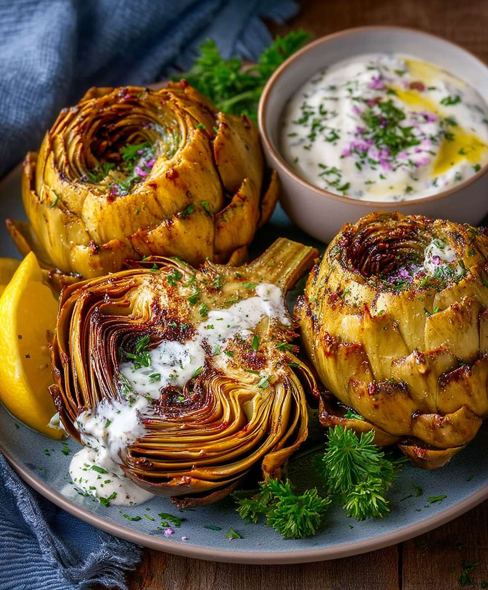 Air Fryer Artichokes