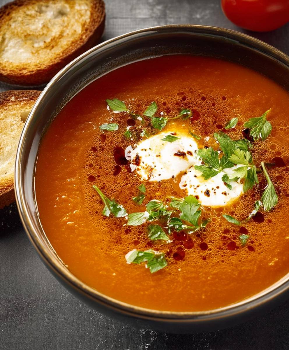 Carrot tomato soup