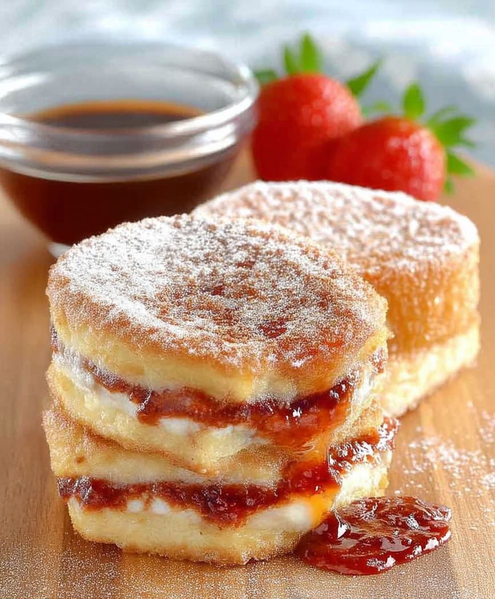 Jam Jelly Doughnut Toast