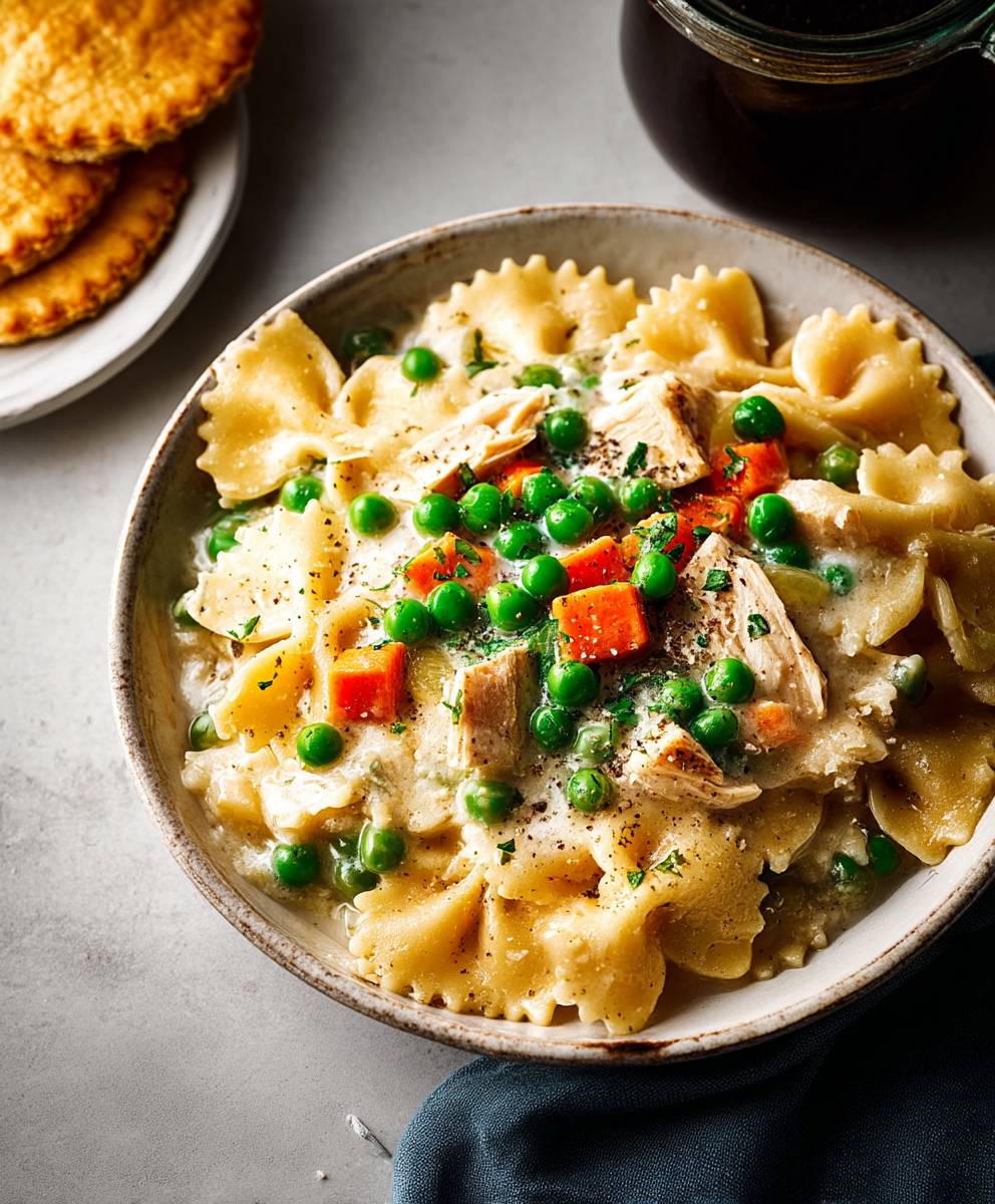 Chicken Pot Pie Pasta