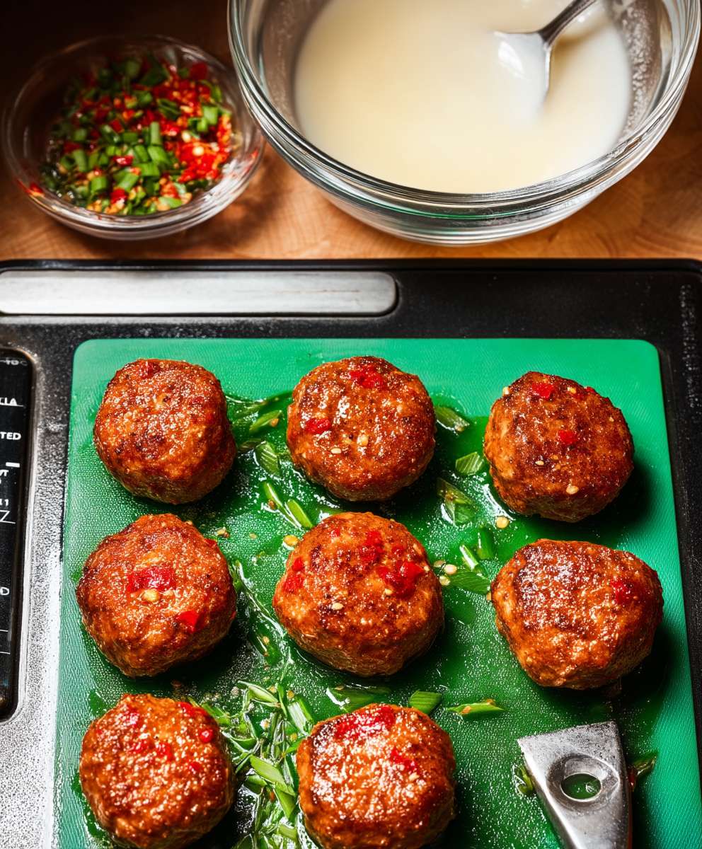 Piri Piri Pork Meatballs