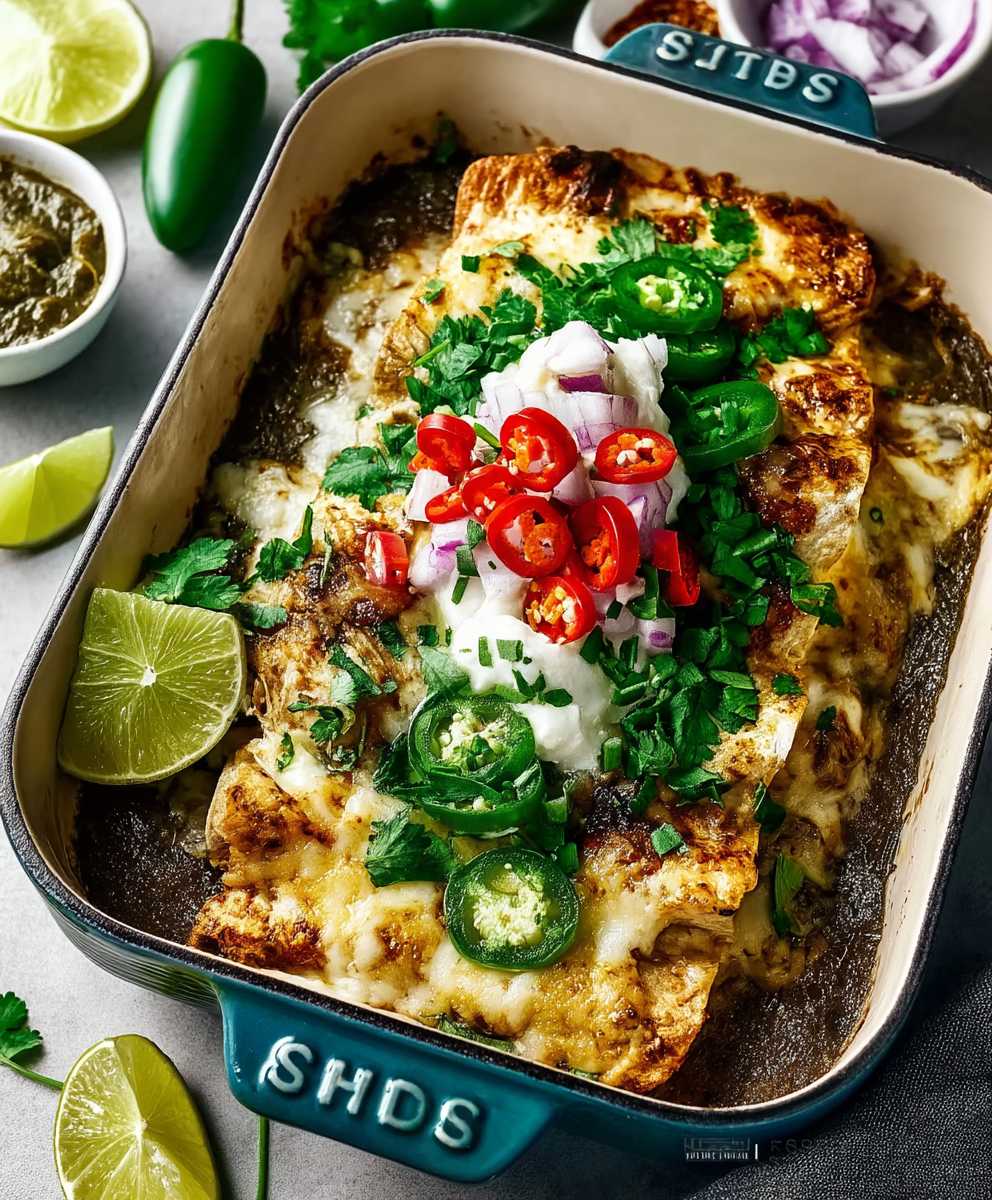 Green Chile Enchiladas